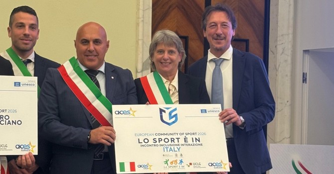 Borgomanero, Briga Novarese e Gattico-Veruno premiati come Comunità Europea dello Sport 2026