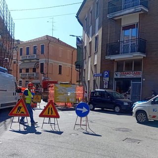Cerano, viabilità interrotta tra Piazza Libertà e via Matteotti per problemi alla rete gas