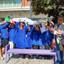 Una panchina lilla all’Istituto comprensivo Borgomanero