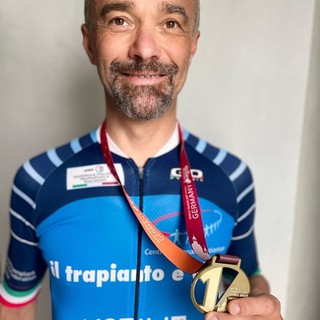Marco Torelli campione del mondo ai World Transplant Games di Dresda nella 30 km di ciclismo