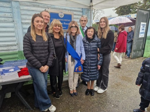 Mezzomerico, il campo sportivo comunale intitolato a Gian Vittorio Leonardi Mezzomerico, il campo sportivo comunale intitolato a Gian Vittorio Leonardi