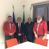 Borgomanero, sopralluogo del sindaco Bossi e dell’assessore Vignale alla Croce Rossa