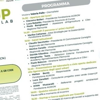 Giovedì 15 ottobre 2026 Fondazione Agrion presenta "GreenUP Innovation Lab"