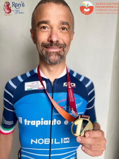 Marco Torelli campione del mondo ai World Transplant Games di Dresda nella 30 km di ciclismo
