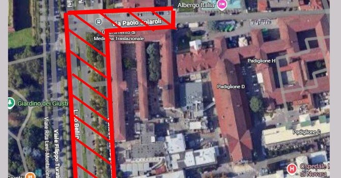 Viabilità modificata e accessi regolamentati all’Ospedale Maggiore Viabilità modificata e accessi regolamentati all’Ospedale Maggiore