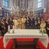 Gozzano ha celebrato San Giuliano, presenti Caccia e Crivelli