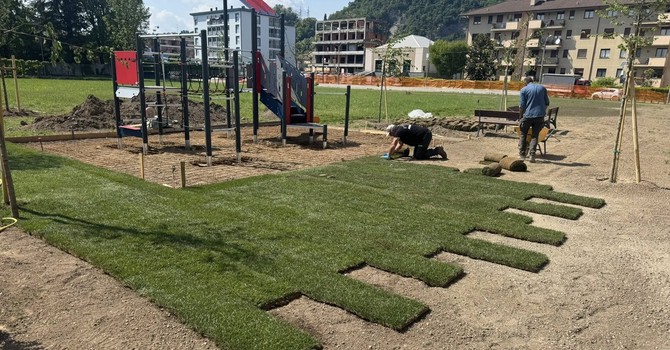 Nasce il nuovo parco di via Monte Zeda: inaugurazione l’8 maggio