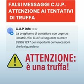 Allarme truffe via Sms: falsi messaggi a nome del Cup