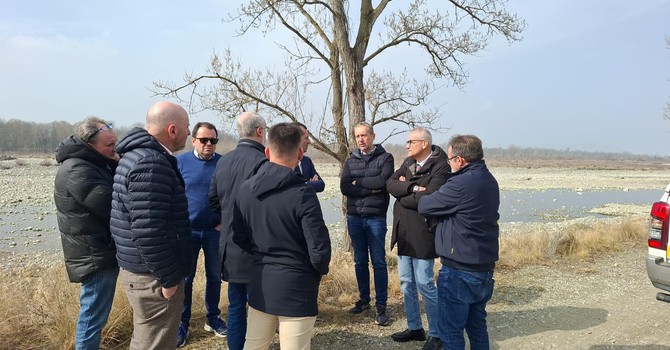 Carpignano Sesia: sopralluogo sull’alveo della Sesia per pulizia e messa in sicurezza