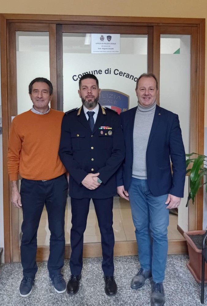 Cerano accoglie il nuovo Comandante della Polizia Locale, Luca Tarantola