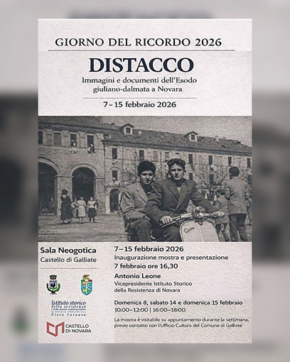 “Distacco”: a Galliate la mostra sull’Esodo giuliano-dalmata per il Giorno del Ricordo