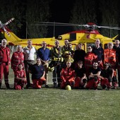 Carpignano Sesia, successo per il volo tecnico notturno dell'elisoccorso