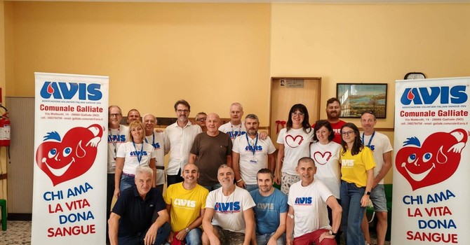 Galliate, 26 donazioni nella quinta raccolta di sangue dell’Avis
