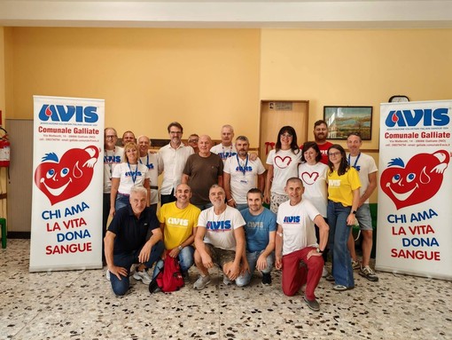 Galliate, 26 donazioni nella quinta raccolta di sangue dell’Avis Galliate, 26 donazioni nella quinta raccolta di sangue dell’Avis