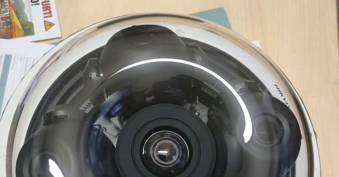 Potenziata la videosorveglianza: nuova telecamera a 360 gradi in via Torino