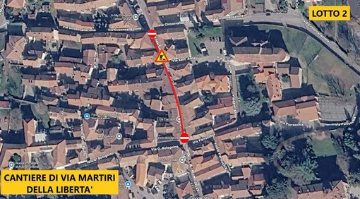 Varallo Pombia, al via il secondo lotto dei lavori in via Martiri della Libertà: strada chiusa dal 30 giugno