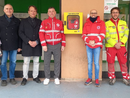 Inaugurati due nuovi defibrillatori a Borgomanero