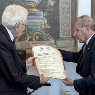 Lilt incontra il presidente Mattarella: riconoscimento per l’impegno nella lotta ai tumori