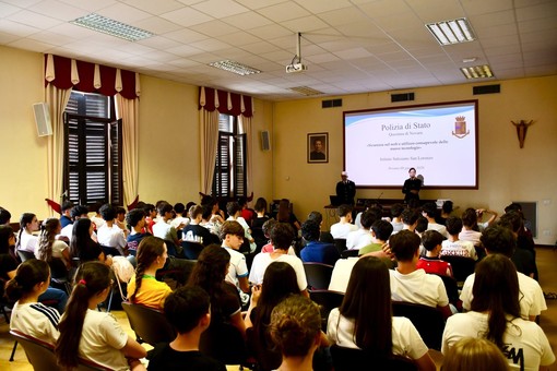 La Questura incontra gli studenti all’Istituto Salesiano San Lorenzo