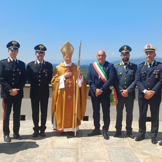 Il cardinale Angelo Bagnasco celebra la festa patronale di Santa Cristina