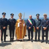 Il cardinale Angelo Bagnasco celebra la festa patronale di Santa Cristina