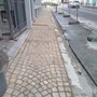 Arona, nuovo marciapiede in corso Liberazione Arona, nuovo marciapiede in corso Liberazione