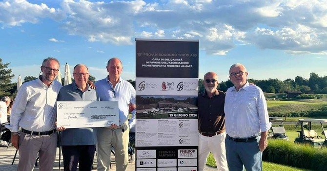 Golf e solidarietà a Bogogno: 10mila euro per l’Associazione Pronefropatici