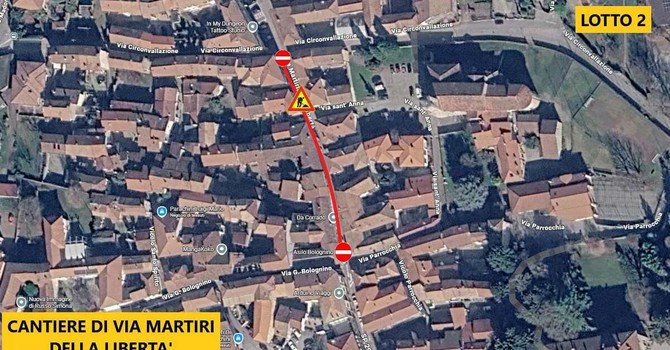 Varallo Pombia, al via il secondo lotto dei lavori in via Martiri della Libertà: strada chiusa dal 30 giugno