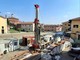 Vicolungo, proseguono i lavori al pozzo dell'acqua davanti al municipio Vicolungo, proseguono i lavori al pozzo dell'acqua davanti al municipio