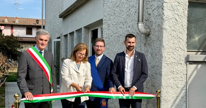 Sozzago, inaugurata la nuova ala della scuola primaria Francesco Rognoni