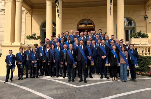 Il presidente Caccia e il vicepresidente Crivelli all'Assemblea Nazionale delle Province Il presidente Caccia e il vicepresidente Crivelli all'Assemblea Nazionale delle Province