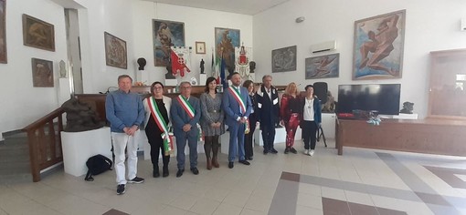 ‍Delegazione trecatese presente ad Amendolara per i festeggiamenti patronali in onore di San Vincenzo Ferreri