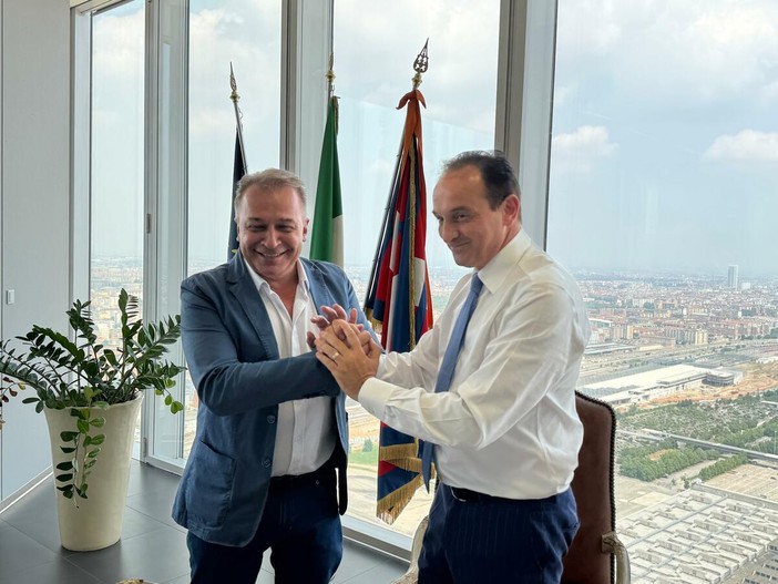 Bongioanni e Cirio al grattacielo della Regione