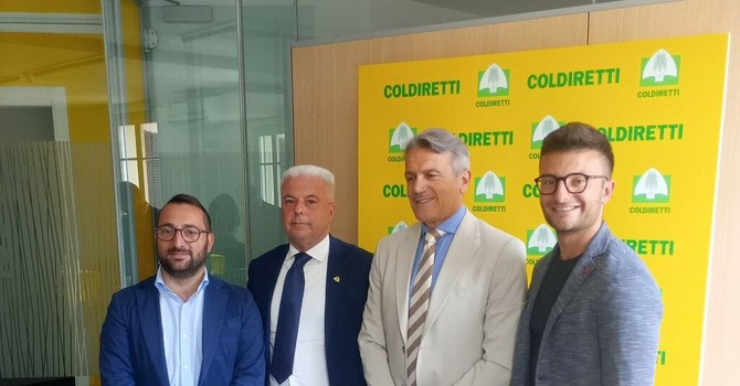 Nella foto da sinistra:  Lido Beltrame, Domenico Pautasso, Marco Caccia e Fabio Tofi