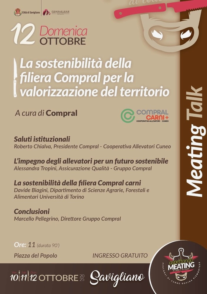 La sostenibilità della filiera di razza bovina Piemontese Compral per la valorizzazione del territorio La sostenibilità della filiera di razza bovina Piemontese Compral per la valorizzazione del territorio