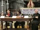 Nella foto da sinistra Matteo Caporusso, Alessandro Canelli, don Renzo Cozzi