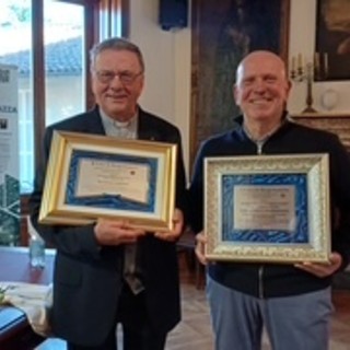 Don Piero Cerutti e Giancarlo Savoini
