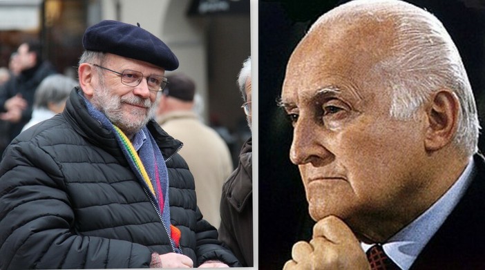 Don Renato Sacco e Oscar Luigi Scalfaro
