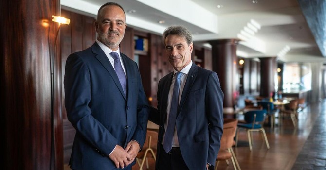 Nella foto da sinistra: Marco Pusceddu, vice presidente nazionale Fiaip e Fabrizio Segalerba Presidente Nazionale Fiaip