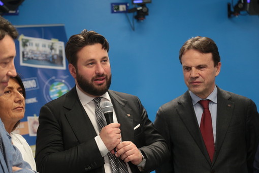 Gli assessori regionali Federico Riboldi e Andrea Tronzano