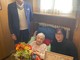 Francesca Caviggioli, 103 anni, omaggiata come mamma più anziana di Trecate