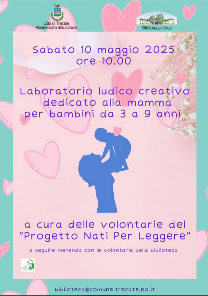 A Trecate un laboratorio per bambini dedicato alla Festa della mamma