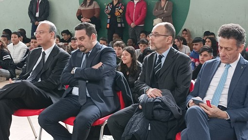 Visita del ministro dell'Istruzione Giuseppe Valditara a due scuole di Novara. FOTO