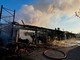 Tornaco, incendio in un'azienda di stoccaggio rifiuti Tornaco, incendio in un'azienda di stoccaggio rifiuti