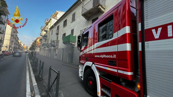 Incendio in una cantina in corso  Trieste a Novara