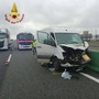 Incidente in A4 a Vicolungo: ferito il conducente di un autofurgone Incidente in A4 a Vicolungo: ferito il conducente di un autofurgone