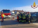 Scontro tra due auto ad Arona, tre persone coinvolte Scontro tra due auto ad Arona, tre persone coinvolte