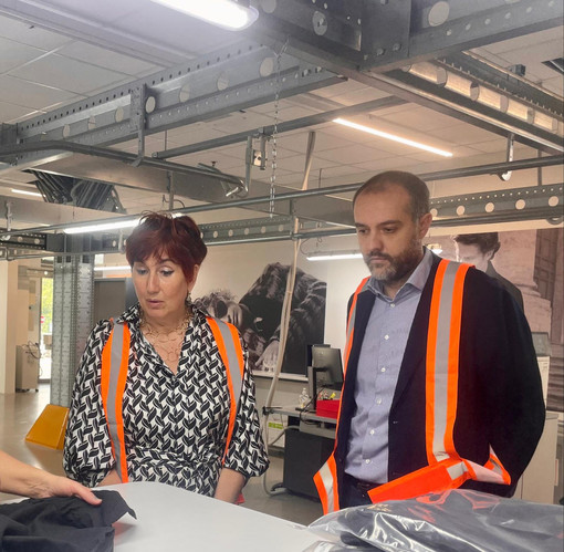 Il sindaco Binatti e il Questore di Novara in visita al polo logistico di Kering Il sindaco Binatti e il Questore di Novara in visita al polo logistico di Kering