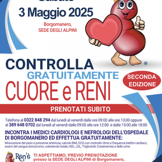 A Borgomanero tornano i controlli gratuiti per cuore e reni