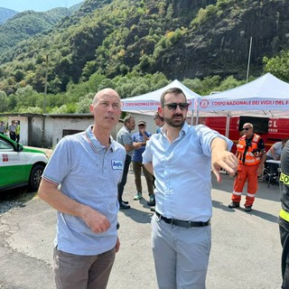 L'assessore Marnati ( nella foto a sinistra) con Secondo Barbero